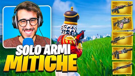 Provo Tutte Le Armi Mitiche Del Capitolo Di Fortnite Youtube