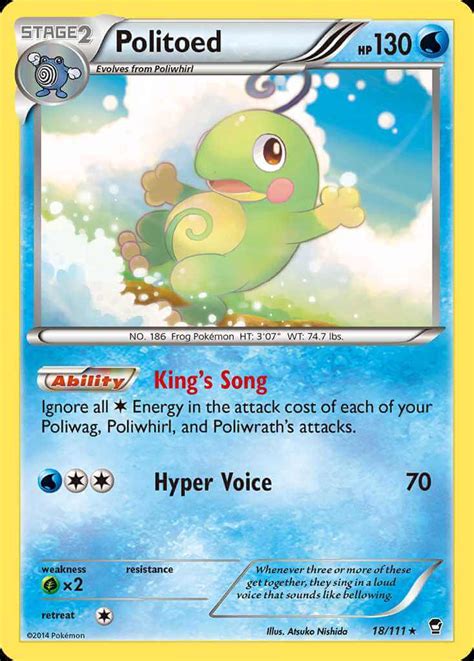 Politoed xy3 18 Pokémon Card Database PokemonCard