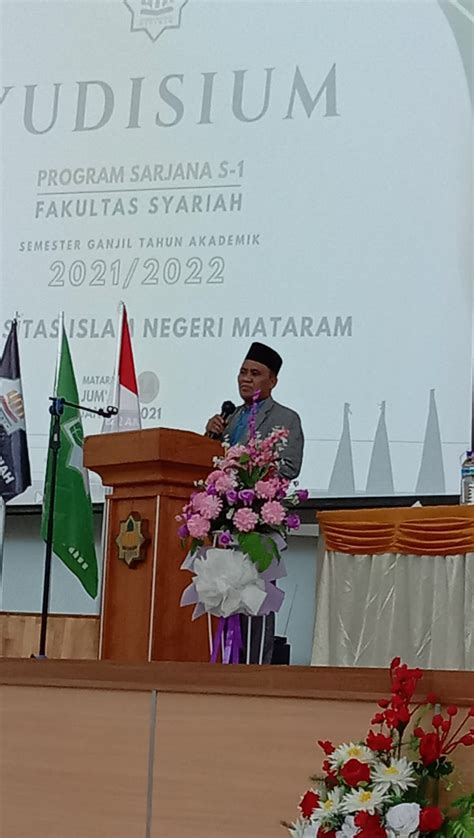 Fakultas Syariah UIN Mataram Melaksanakan Yudisium Semester Ganjil 2021