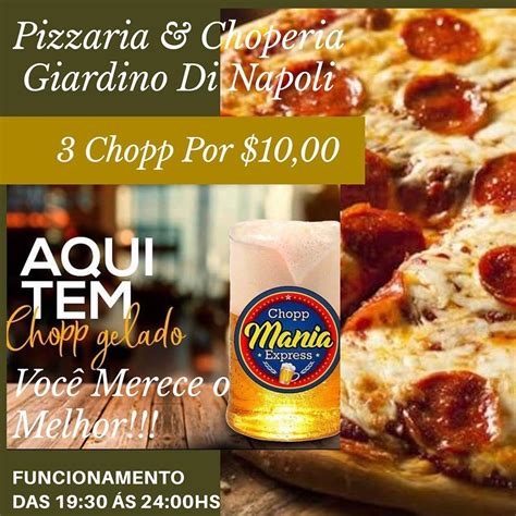 Menu Em Giardino Di Napoli Pizzaria Tupi Paulista