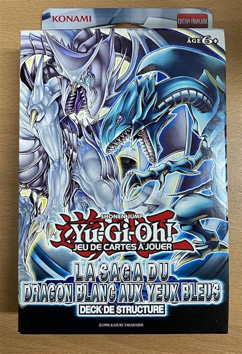 Yu Gi Oh Deck De Structure La Saga Du Dragon Blanc Aux Yeux Bleus