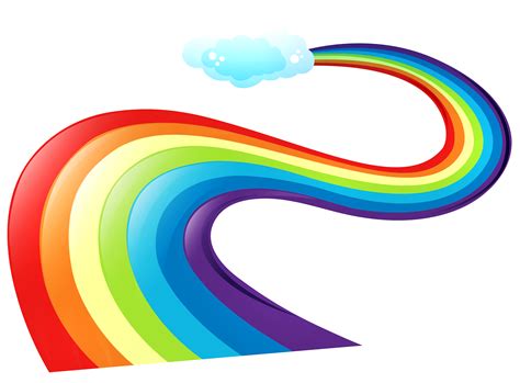 Cartoon Rainbow Road Clip Art Library