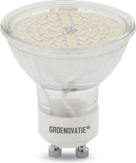 Groenovatie Led Spot Gu10 Fitting 5w Smd 52x50 Mm Warm Wit