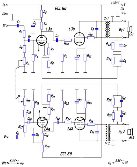 ECC83 I ECL86 Wzmacniacz Z Korektorem Elektroda Pl