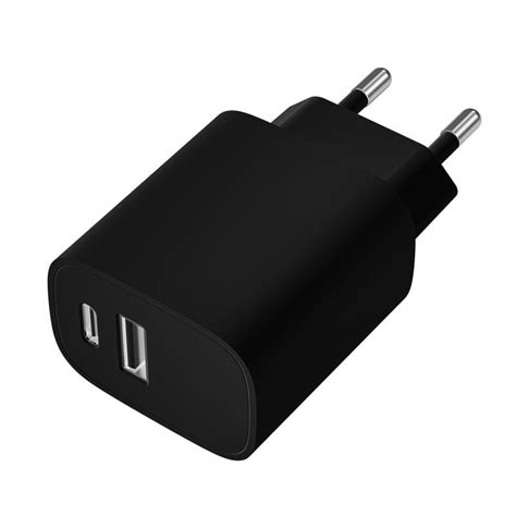 Chargeur Mural Double Usb C Leotec Pdusb 20 20w Noir Pccomponentesfr