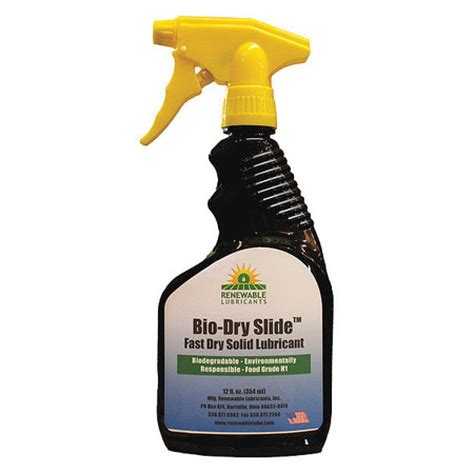 Renewable Lubricants 81990 Dry Slide Lubricant 12 Oz