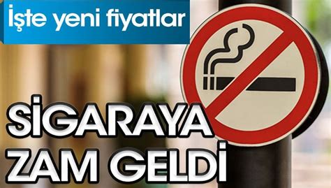 Sigaraya Zam Geldi Te Yeni Fiyatlar