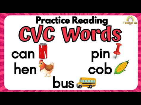 CVC Words Letter E Consonant Vowel Consonant Phonics Song, 42% OFF