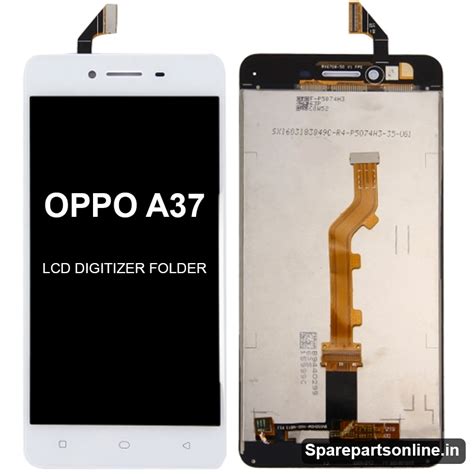 Oppo A37 White Lcd Display Screen Combo Folder With Digitizer Glass