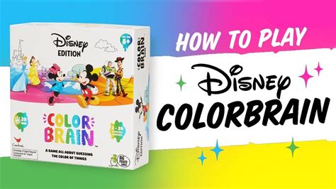 How To Play Disney Color Brain Youtube Disney Colors Disney