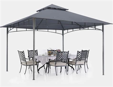 10×12 Double Roof Hardtop Patio Gazebo Artofit