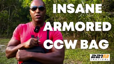 Insane Concealed Carry Bag With Body Armor YouTube