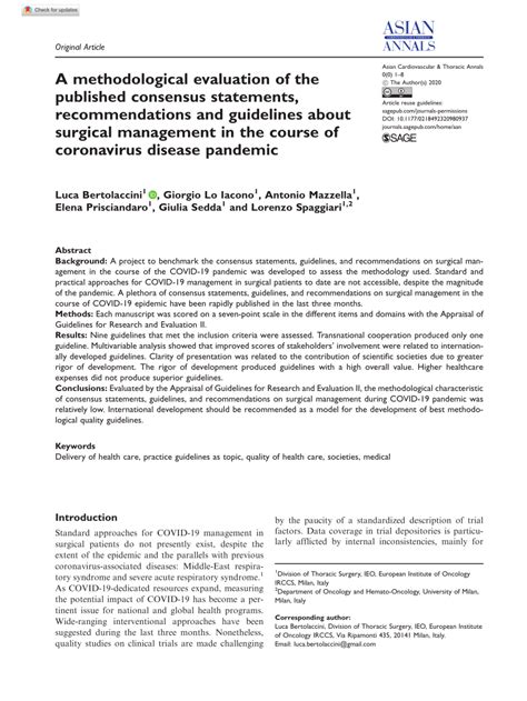 Pdf A Methodological Evaluation Of The Published Consensus Statements