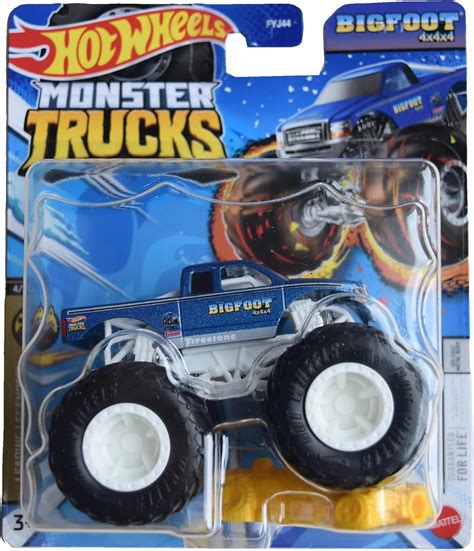 Amazon Matchbox Hot Wheels Monster Trucks Bigfoot 4x4x4 Leading Legends 4 5 Connect And