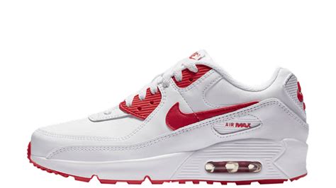 Nike Air Max 90 Ltr Gs White Hyper Red Where To Buy Cd6864 106 The Sole Womens