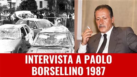 Intervista A Paolo Borsellino In Ricordo Della Strage Di Via D Amelio