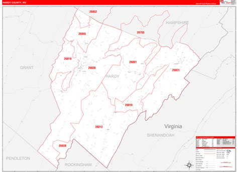 Maps Of Hardy County West Virginia