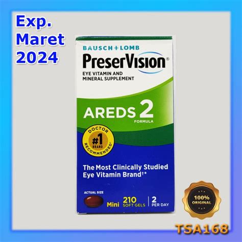 Preservision Areds 2 210 Softgels Best And Complete Eye Vitamin Shopee Singapore