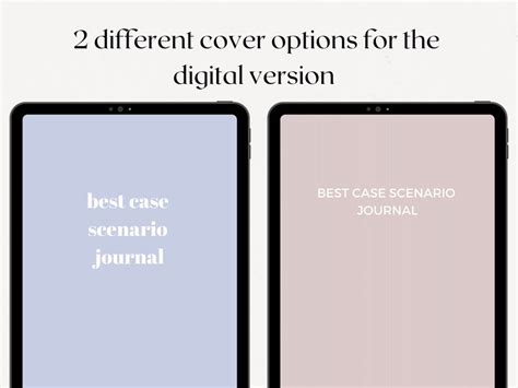 Printable Best Case Scenario Workbook Digital Manifestation Etsy