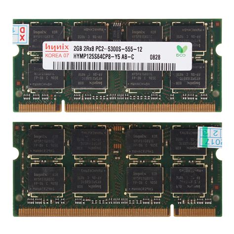 Hynix Ddr2 2gb 667mhz Pc2 5300s 555 12 So Dimm Laptop Notebook Ram