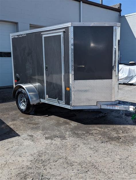 2021 Nexhaul 5x8 Blackout Enclosed Cargo Trailer Wny Trailer Sales Trailer And Snow Plow Sales