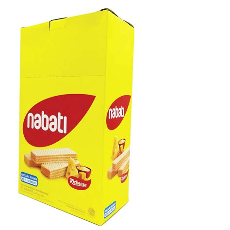 Richeese Nabati Cheese Wafer Snacks Box 20 Piece X, 45% OFF