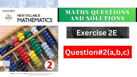 Mathematics Book Oxford New Syllabus Mathematics Book D Exercise