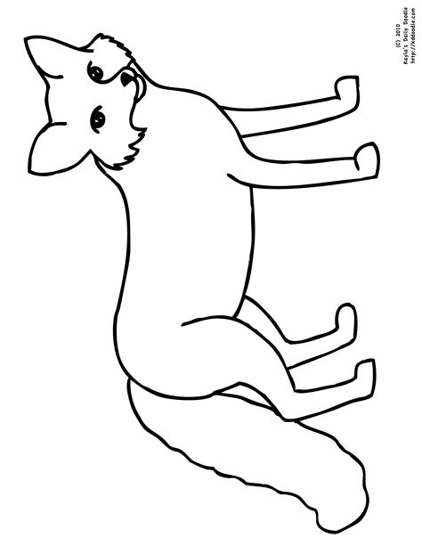 F Is For Fox Coloring Page - Coloring Home