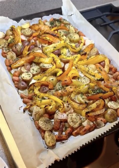 Sheet Pan Roasted Vegetables Simply Home By Beth