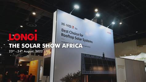 LONGi The Solar Show Africa 2022 YouTube