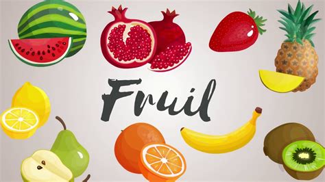 Kids Fruit learning - Let's Learn it - YouTube