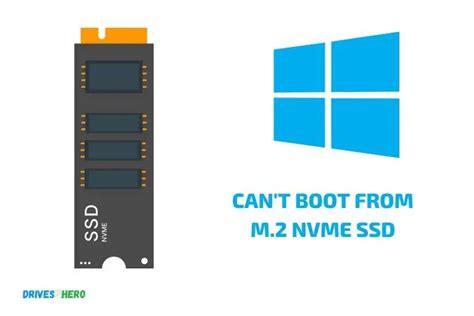 Can T Boot From M 2 Nvme Ssd Troubleshooting Guide