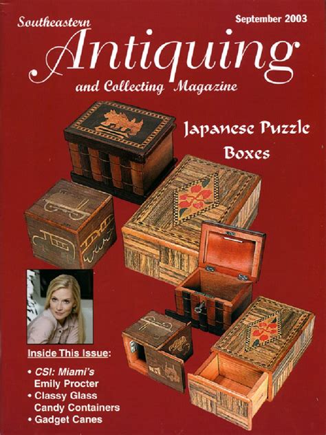 36a Japanese Puzzle Boxes