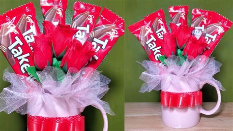 Easy Diy Mug Bouquet T Ideas Chocolate Bouquet Easy Diy Projects Youtube