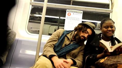 Sleeping On Strangers On The Subway Youtube