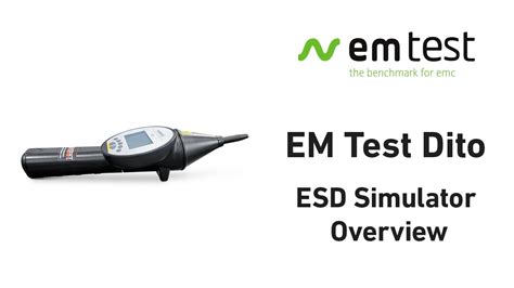 Em Test Dito Esd Simulator Overview Youtube