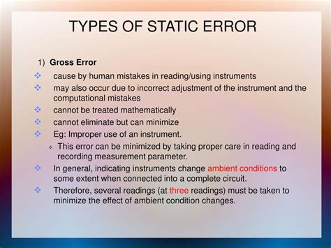 Error Their Types Their Measurements Ppt Download