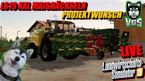 LS19 Maishäckseln in Papenburg mit John Deere 9900i Krone BiG X 1180