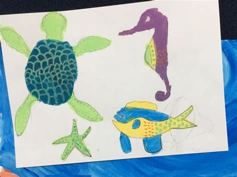 Coral Reef Biome Year 3 4 Art Lesson Primary School Art