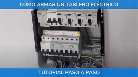 Como armar un tablero eléctrico paso a paso YouTube