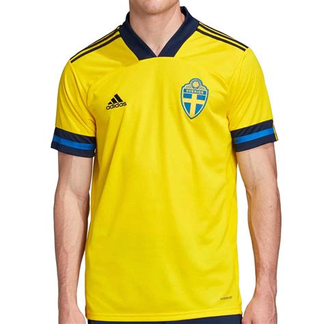 Camiseta Adidas Suecia Amarilla Futbolmania