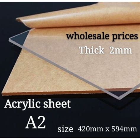 Acrylic Sheet Mm A Mm X Mm Shopee Malaysia