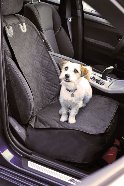 PROTECTO Dog Car Front Seat Cover - Comfortable & Durable with Bonus ...