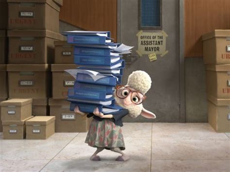 Zootopia Jenny Slate as Assistant Mayor Bellwether,