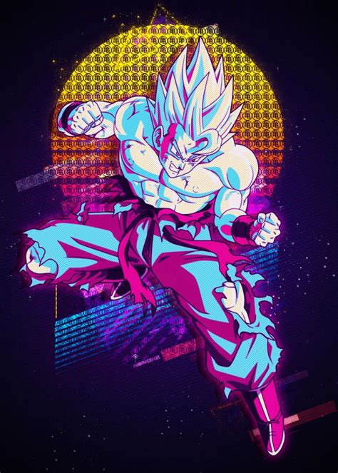 Goku Dragonball Poster By Introv Art Displate Dragon Ball Art