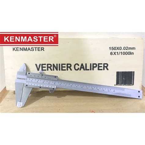 Jual Free Ongkirr Sigmat Besi Kenmaster Inch Vernier Caliper Besi