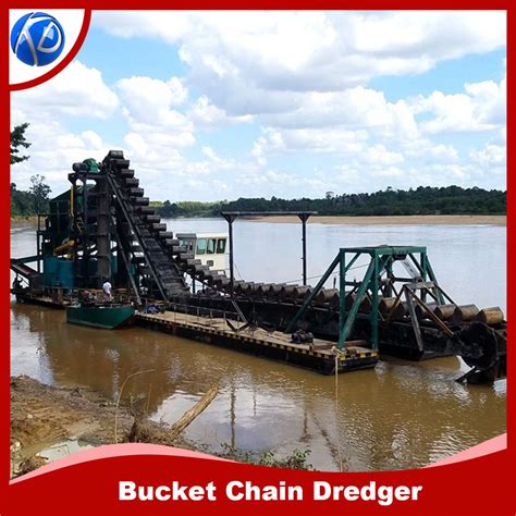 Keda Chain Bucket Boat Sand Dredger With High Recovery Rate China