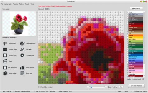 Transform Pictures Into Lego Mosaics With Legoaizer