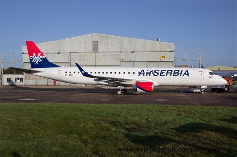 The Aviation Photo Company Latest Additions Air Serbia Embraer ERJ