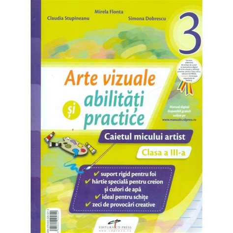 Arte Vizuale Si Abilitati Practice Caietul Micului Artist Clasa A Iii A